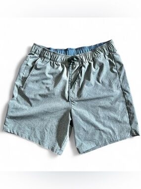 Eddie Bauer Light Blue Drawstring Bermuda Shorts